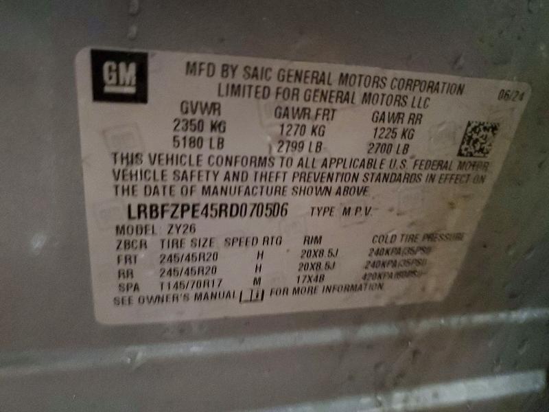 Aukcja sprzedaży 2024 Buick Envision, vin: LRBFZPE45RD070506, numer aukcji: 75315375