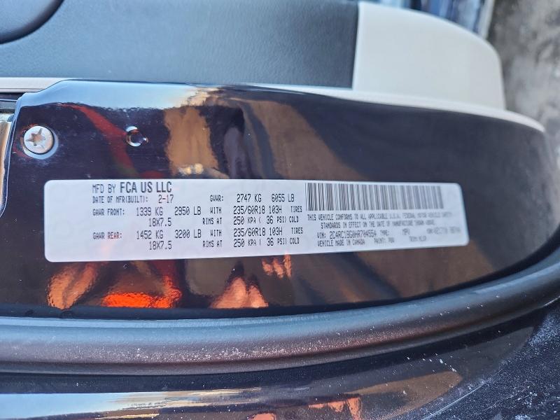 Aukcja sprzedaży 2017 Chrysler Pacifica, vin: 2C4RC1BG0HR704554, numer aukcji: 75710595