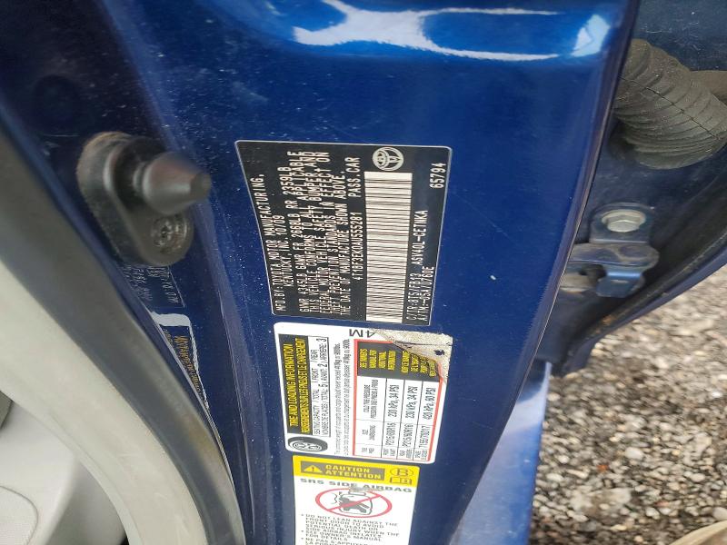 2010 Toyota Camry მანქანა იყიდება აუქციონზე, vin: 4T1BF3EK0AU555281, აუქციონის ნომერი: 78132695