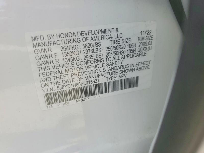 Aukcja sprzedaży 2023 Acura Mdx, vin: 5J8YE1H88PL015621, numer aukcji: 78920735
