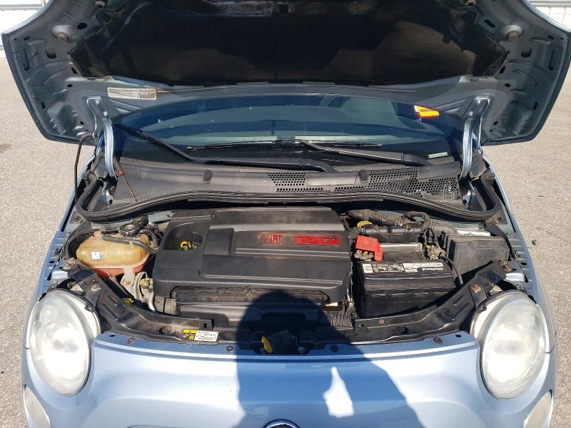 2015 Fiat 500 მანქანა იყიდება აუქციონზე, vin: 3C3CFFBR5FT537103, აუქციონის ნომერი: 76927455