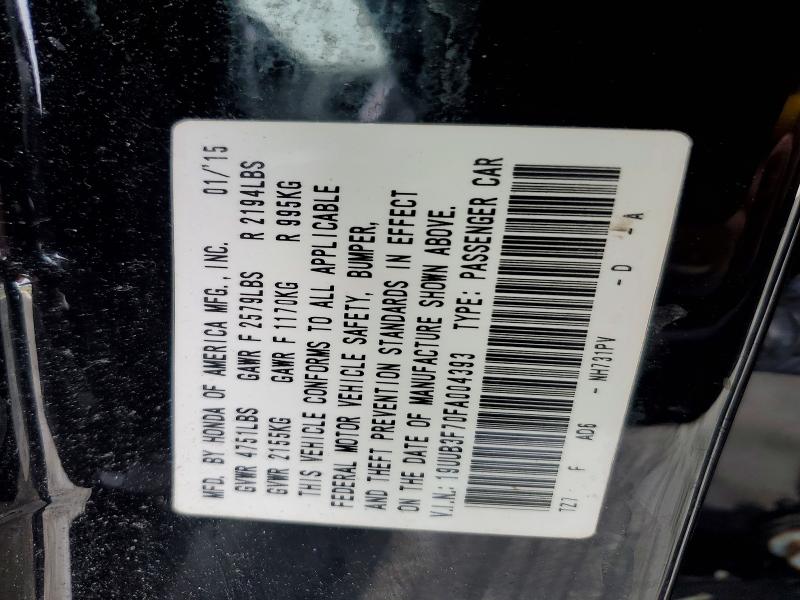 77671045 :رقم المزاد ، 19UUB3F70FA004393 vin ، 2015 Acura Tlx مزاد بيع
