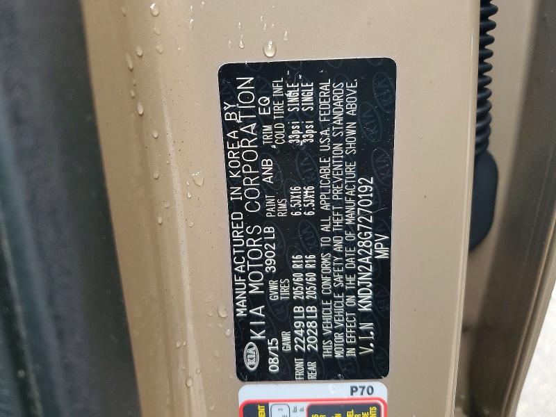 Aukcja sprzedaży 2016 Kia Soul, vin: KNDJN2A28G7270192, numer aukcji: 77241935