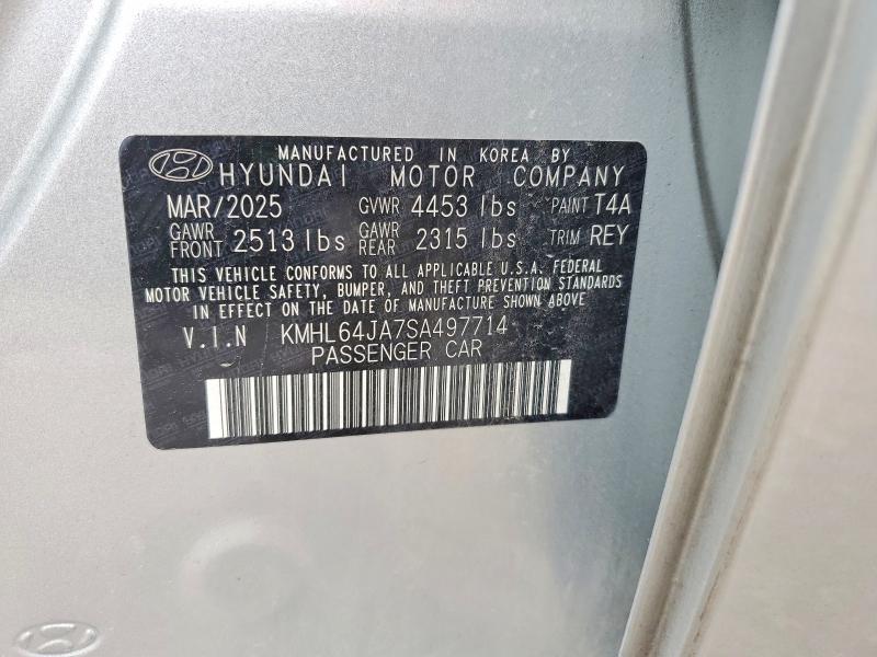 Продаж на аукціоні авто 2025 Hyundai Sonata Sel, vin: KMHL64JA7SA497714, номер лоту: 75633755