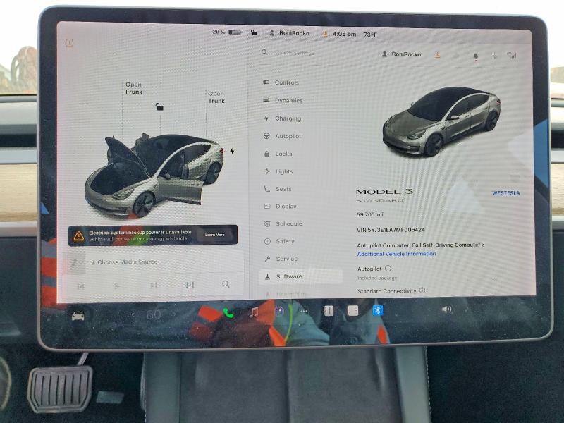 Продаж на аукціоні авто 2021 Tesla Model 3, vin: 5YJ3E1EA7MF006424, номер лоту: 76464445