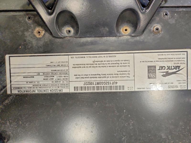 Продажа на аукционе авто 2021 Arctic Cat Zr 6000 R Xc 137, vin: 4UF1S2GG50MT10023, номер лота: 78669775