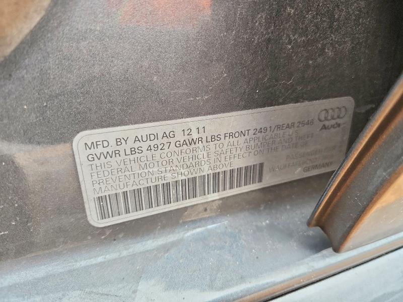 Продаж на аукціоні авто 2012 Audi A4, vin: WAUFFAFL6CN017406, номер лоту: 77517675