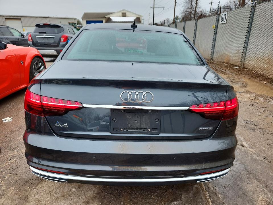 2023 Audi A4 მანქანა იყიდება აუქციონზე, vin: WAUABAF42PN020596, აუქციონის ნომერი: 76897155