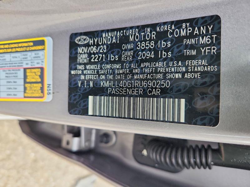 Продаж на аукціоні авто 2024 Hyundai Elantra, vin: KMHLL4DG1RU690250, номер лоту: 75996055