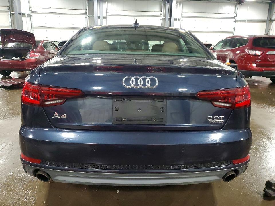 2018 Audi A4 მანქანა იყიდება აუქციონზე, vin: WAUENAF45JA231945, აუქციონის ნომერი: 78496775