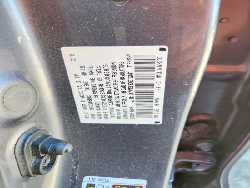 79371115 :رقم المزاد ، 3CZRM3H30GG702041 vin ، 2016 Honda Cr-v مزاد بيع
