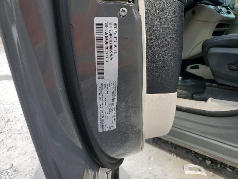 Продажа на аукционе авто 2022 Chrysler Pacifica, vin: 2C4RC1L71NR227899, номер лота: 76566825