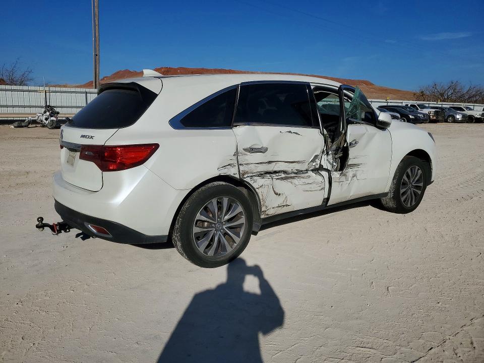77009805 :رقم المزاد ، 5FRYD3H42EB014800 vin ، 2014 Acura Mdx مزاد بيع