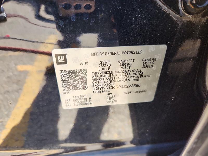 Aukcja sprzedaży 2018 Cadillac Xt5, vin: 1GYKNCRS0JZ222660, numer aukcji: 78413075