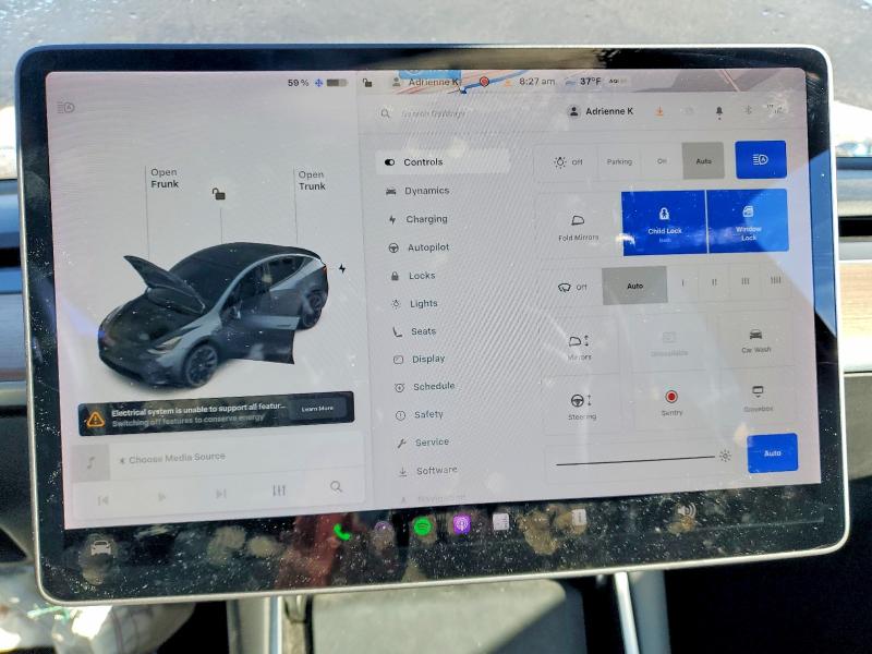 2020 Tesla Model Y მანქანა იყიდება აუქციონზე, vin: 5YJYGDEE9LF042084, აუქციონის ნომერი: 79218185