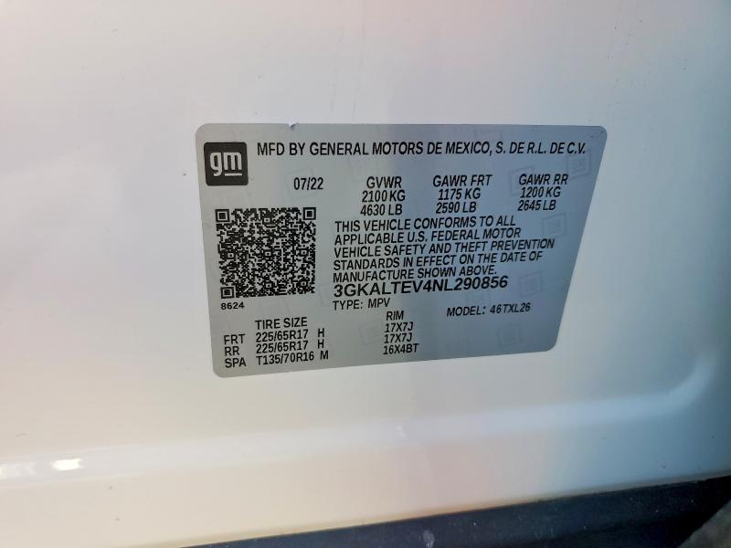 Продажа на аукционе авто 2022 Gmc Terrain, vin: 3GKALTEV4NL290856, номер лота: 75375975