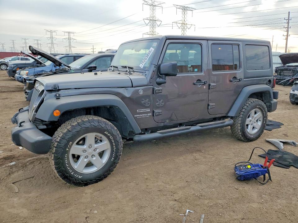 2017 Jeep Wrangler Unlimited მანქანა იყიდება აუქციონზე, vin: 1C4BJWDG7HL595519, აუქციონის ნომერი: 79203855