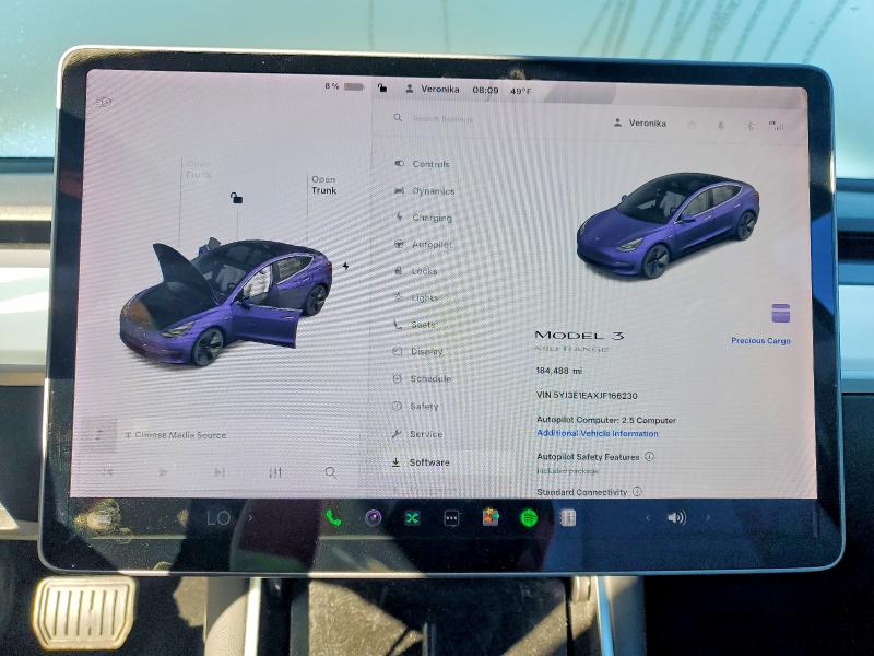 77234745 :رقم المزاد ، 5YJ3E1EAXJF166230 vin ، 2018 Tesla Model 3 مزاد بيع