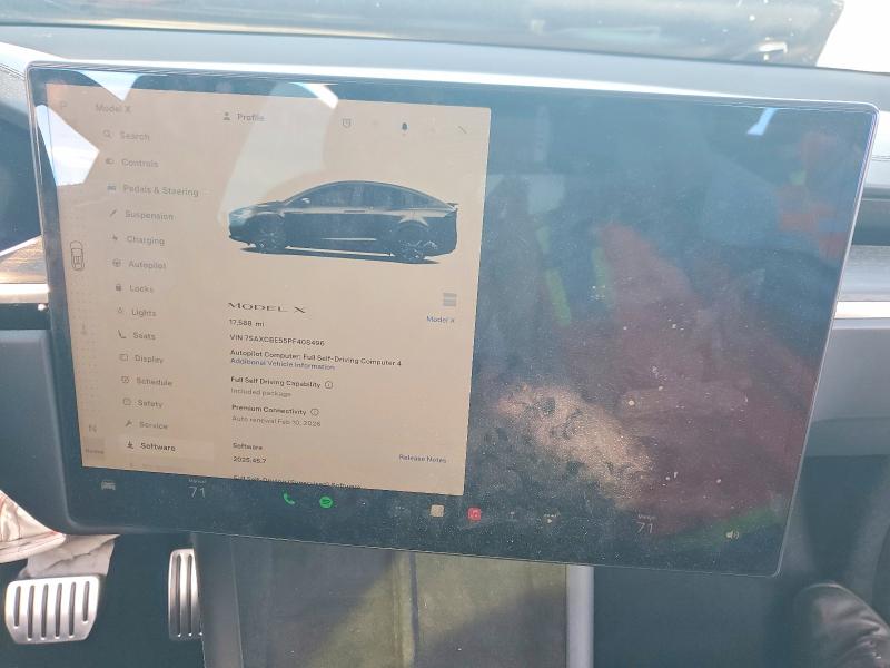 Продажа на аукционе авто 2023 Tesla Model X, vin: 7SAXCBE55PF408496, номер лота: 78405965