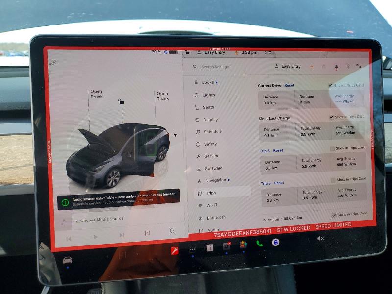 Aukcja sprzedaży 2022 Tesla Model Y, vin: 7SAYGDEEXNF385041, numer aukcji: 78848065