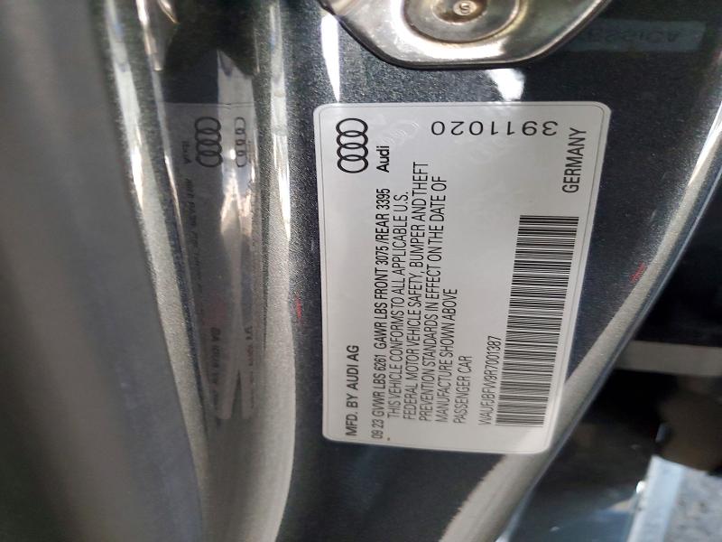 Продажа на аукционе авто 2024 Audi E-tron Gt, vin: WAUFJBFW9R7001387, номер лота: 77133395