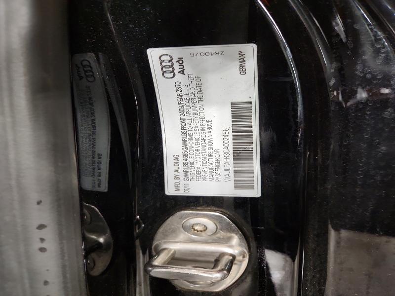 Продаж на аукціоні авто 2012 Audi A5, vin: WAULFAFR3CA002456, номер лоту: 77572725