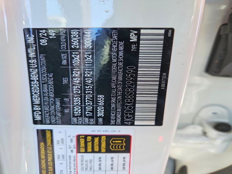 Aukcja sprzedaży 2025 Mercedes-benz Gle Coupe, vin: 4JGFD5KB8SB299590, numer aukcji: 77301435