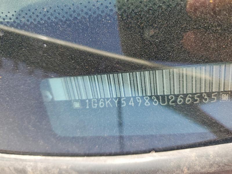 Aukcja sprzedaży 2003 Cadillac Seville, vin: 1G6KY54983U266535, numer aukcji: 78714845