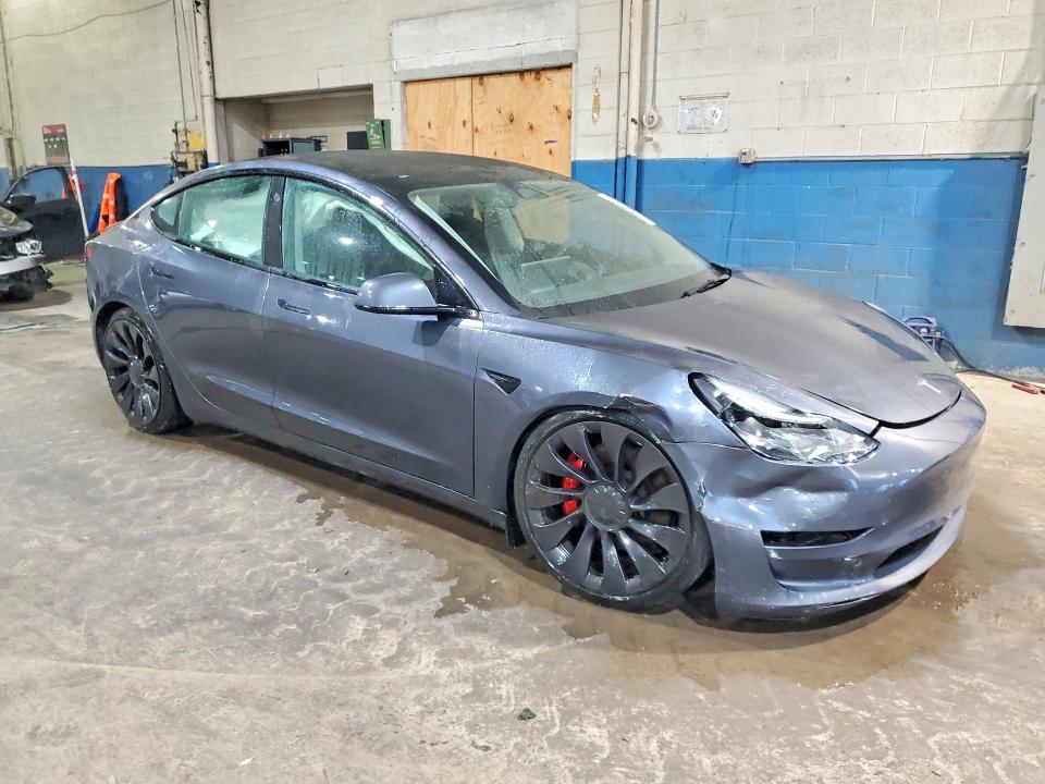 2023 Tesla Model 3 მანქანა იყიდება აუქციონზე, vin: 5YJ3E1EC1PF399200, აუქციონის ნომერი: 77968605