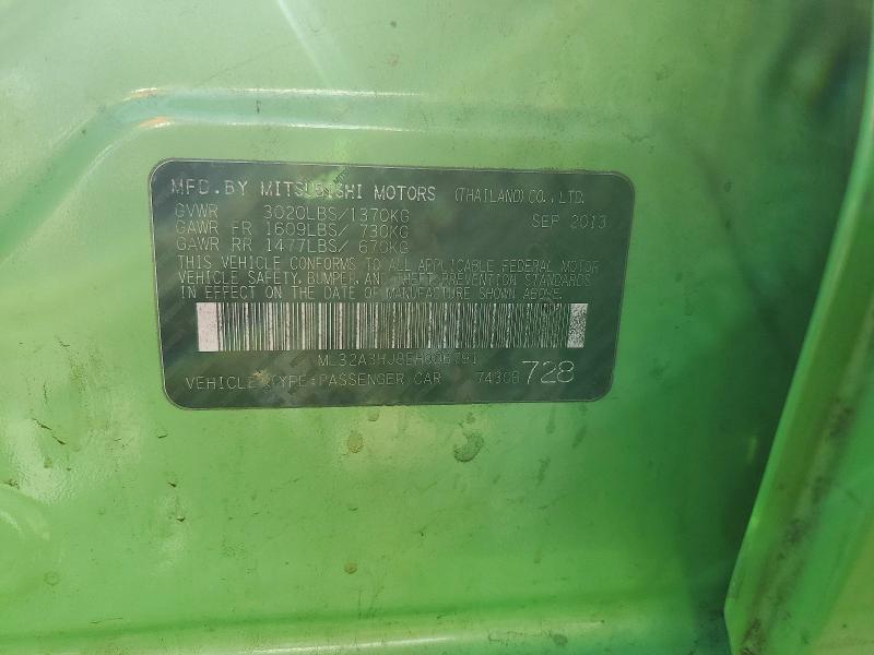 Продаж на аукціоні авто 2014 Mitsubishi Mirage, vin: ML32A3HJ8EH006791, номер лоту: 77774815
