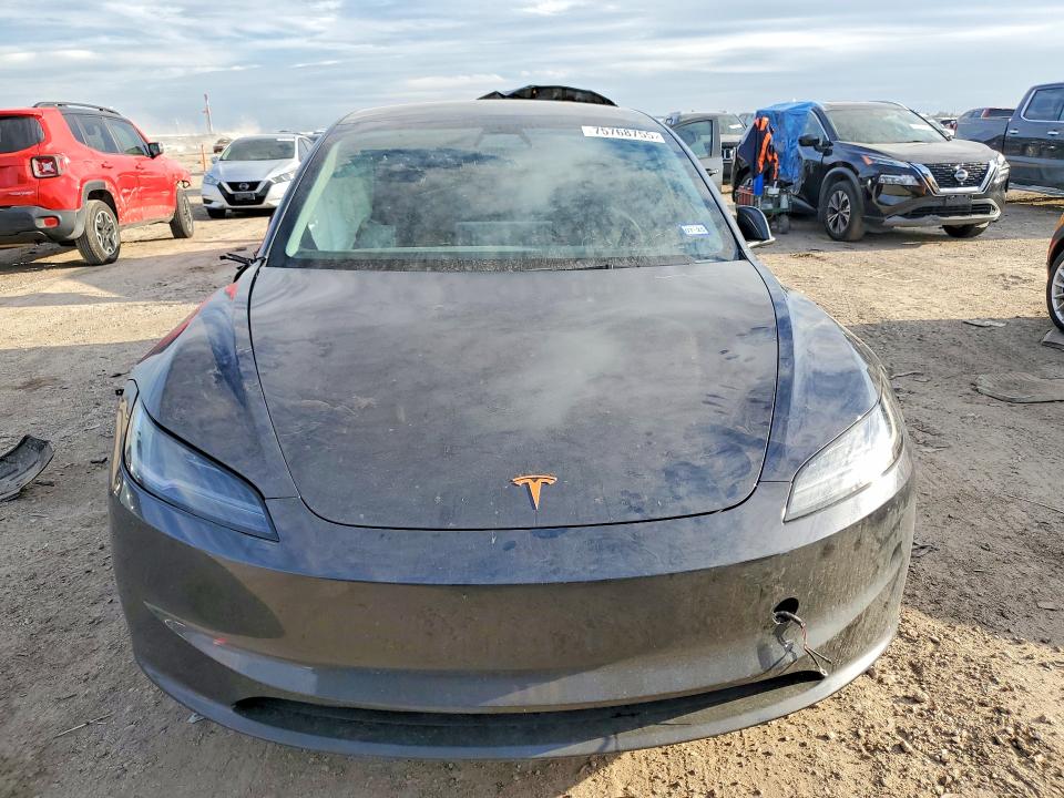 2024 Tesla Model 3 მანქანა იყიდება აუქციონზე, vin: 5YJ3E1EA4RF765779, აუქციონის ნომერი: 75768755