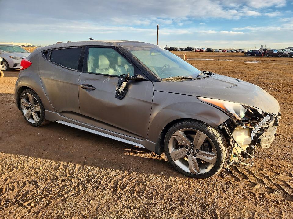 76337355 :رقم المزاد ، KMHTC6AE8FU231369 vin ، 2015 Hyundai Veloster مزاد بيع