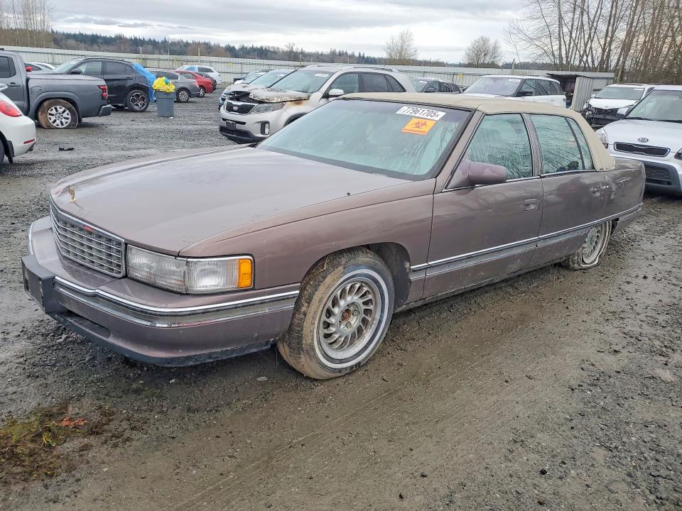 77961705 :رقم المزاد ، 1G6KD52B4SU284644 vin ، 1995 Cadillac Deville مزاد بيع