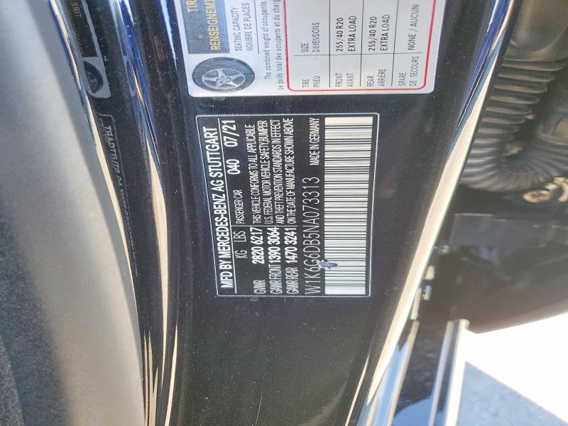 Продажа на аукционе авто 2022 Mercedes-benz S 500 4mat, vin: W1K6G6DB5NA073313, номер лота: 75518625