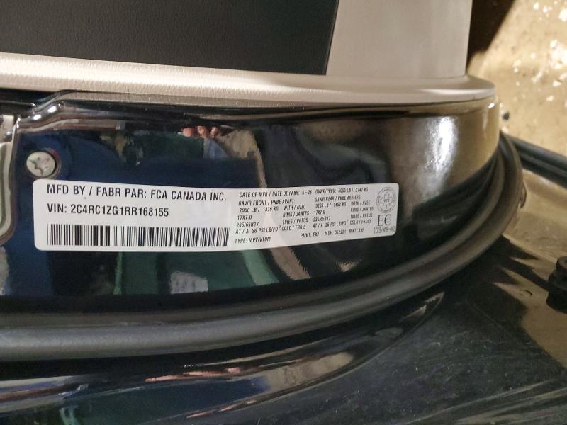 75957535 :رقم المزاد ، 2C4RC1ZG1RR168155 vin ، 2024 Chrysler Grand Caravan مزاد بيع