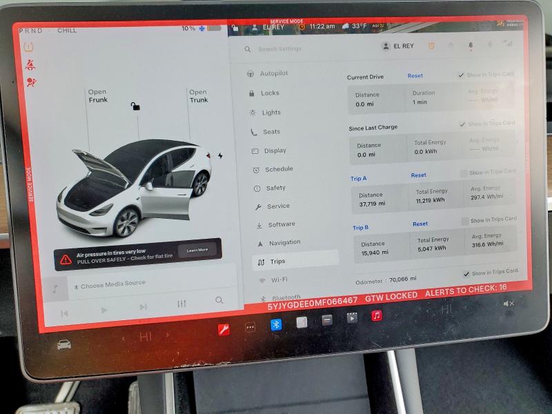 74834795 :رقم المزاد ، 5YJYGDEE0MF066467 vin ، 2021 Tesla Model Y مزاد بيع