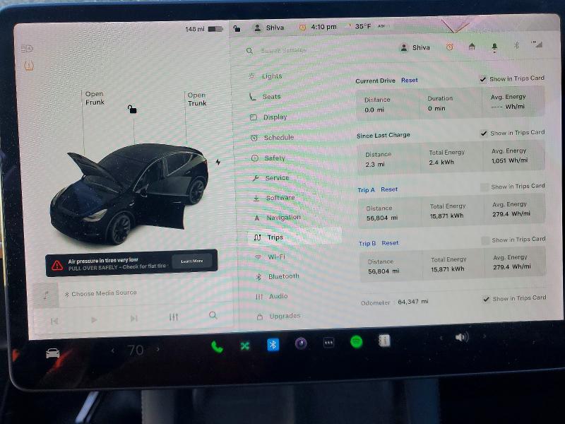 75536365 :رقم المزاد ، 5YJYGDEE0MF209210 vin ، 2021 Tesla Model Y مزاد بيع