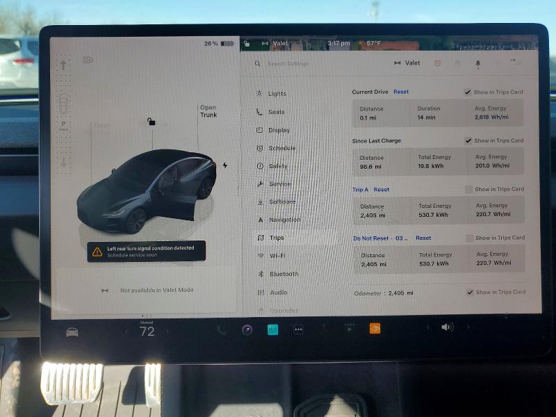 2025 Tesla Model 3 მანქანა იყიდება აუქციონზე, vin: 5YJ3E1EA4SF037885, აუქციონის ნომერი: 78577575