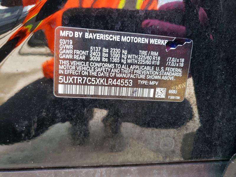 Продажа на аукционе авто 2019 Bmw X3, vin: 5UXTR7C5XKLR44553, номер лота: 77766065