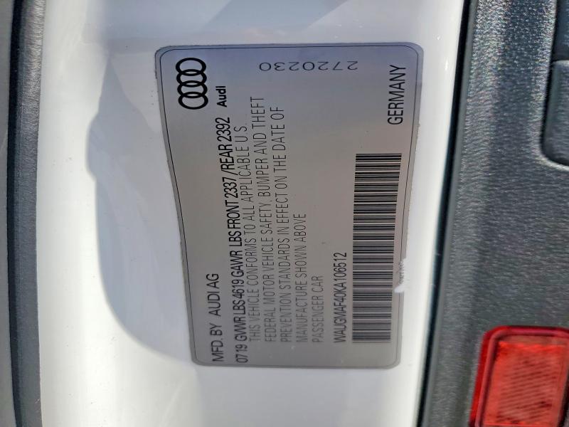 Продажа на аукционе авто 2019 Audi A4, vin: WAUGMAF40KA106512, номер лота: 75666625