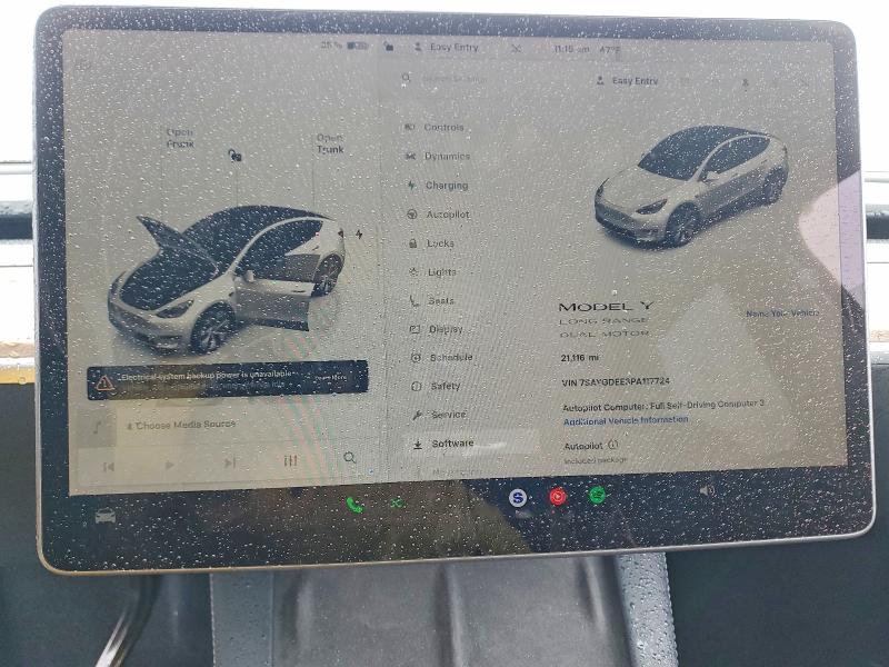 Продаж на аукціоні авто 2023 Tesla Model Y, vin: 7SAYGDEE3PA117724, номер лоту: 77593875