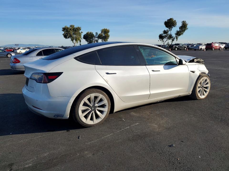 2021 Tesla Model 3 მანქანა იყიდება აუქციონზე, vin: 5YJ3E1EB7MF927535, აუქციონის ნომერი: 79186415