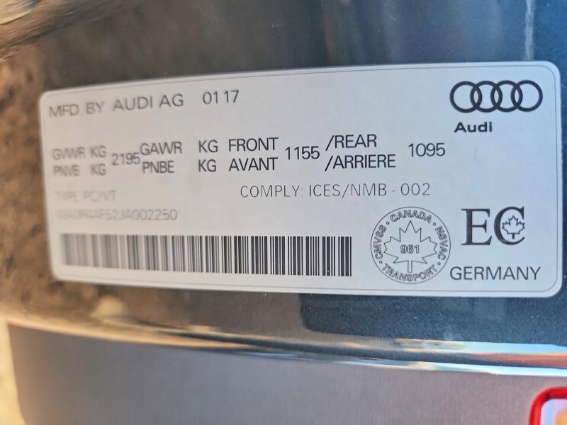 Продажа на аукционе авто 2018 Audi S5, vin: WAUR4AF52JA002250, номер лота: 74277865