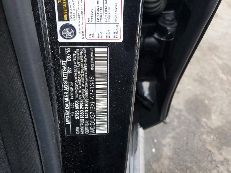 Продаж на аукціоні авто 2017 Mercedes-benz S, vin: WDDUG7JBXHA291348, номер лоту: 75272665