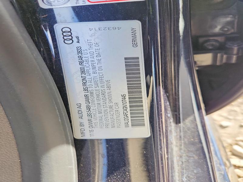 Aukcja sprzedaży 2016 Audi A7, vin: WAU2GAFC4GN107445, numer aukcji: 77891165
