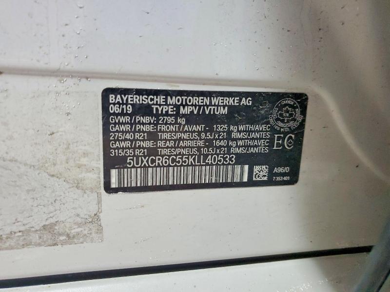 Продажа на аукционе авто 2019 Bmw X5, vin: 5UXCR6C55KLL40533, номер лота: 74836745