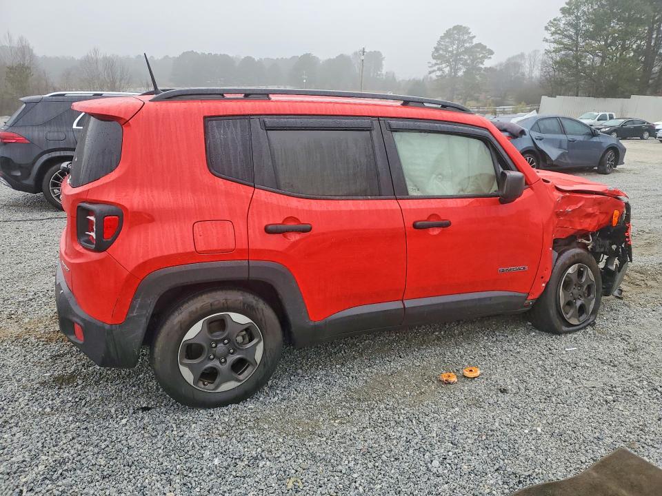 2017 Jeep Renegade მანქანა იყიდება აუქციონზე, vin: ZACCJAAB7HPG17997, აუქციონის ნომერი: 76006025