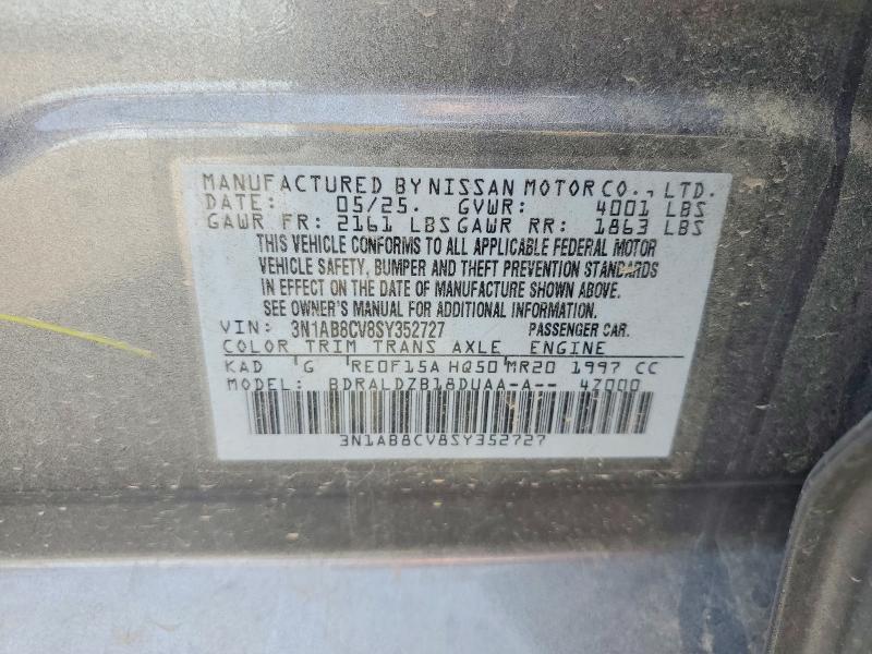 Aukcja sprzedaży 2025 Nissan Sentra, vin: 3N1AB8CV8SY352727, numer aukcji: 79050545