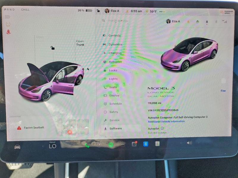 Aukcja sprzedaży 2018 Tesla Model 3, vin: 5YJ3E1EB5JF100645, numer aukcji: 77440715