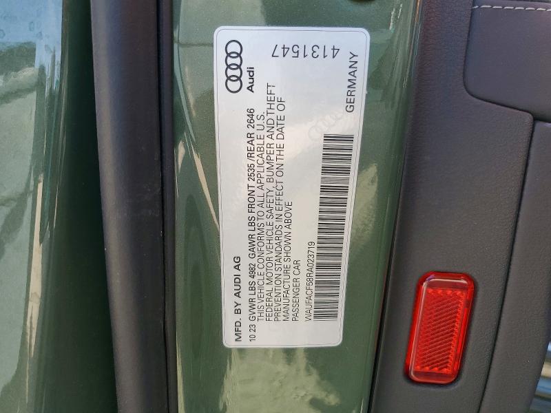 Продажа на аукционе авто 2024 Audi A5, vin: WAUFACF58RA023719, номер лота: 76205745
